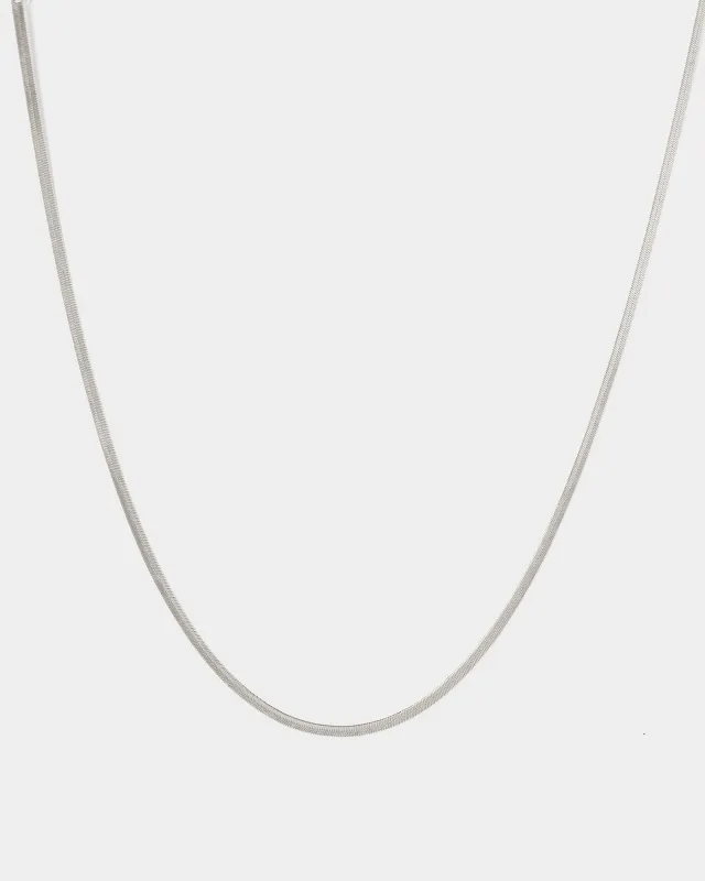 Silver Snake Chain Necklace sold by Collete Hayman