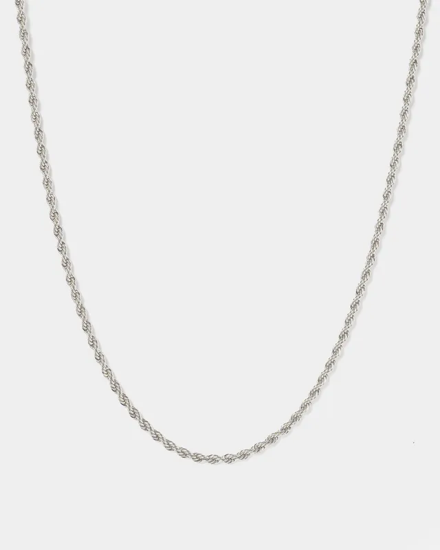 Silver Thin Rope Chain Necklace sold by Collete Hayman