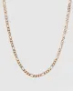 Rose Gold Figaro Chain Necklace sold by Collete Hayman