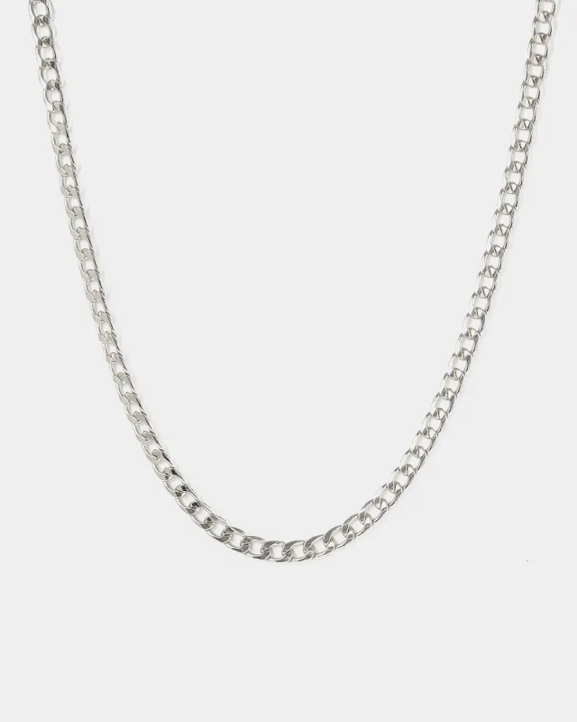 Silver Curb Chain Necklace sold by Collete Hayman