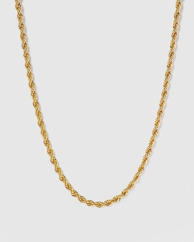 Gold Thick Rope Chain Necklace sold by Collete Hayman