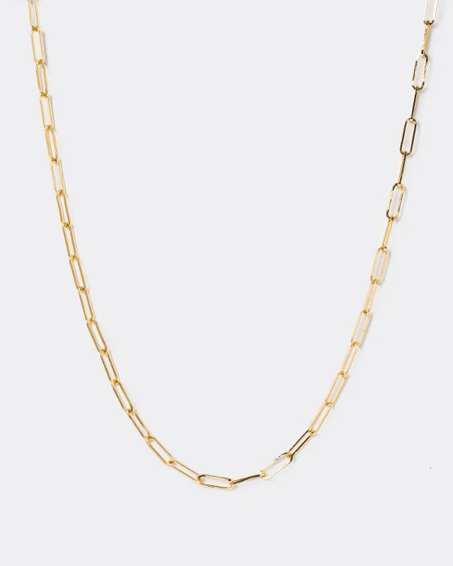 Gold Paperclip Chain Necklace sold by Collete Hayman