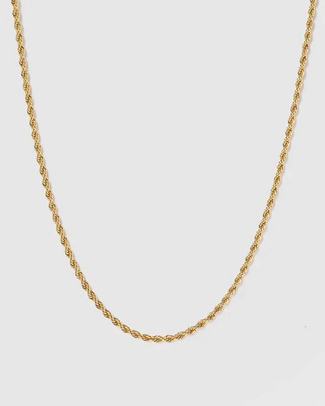 Gold Thin Rope Chain Necklace sold by Collete Hayman