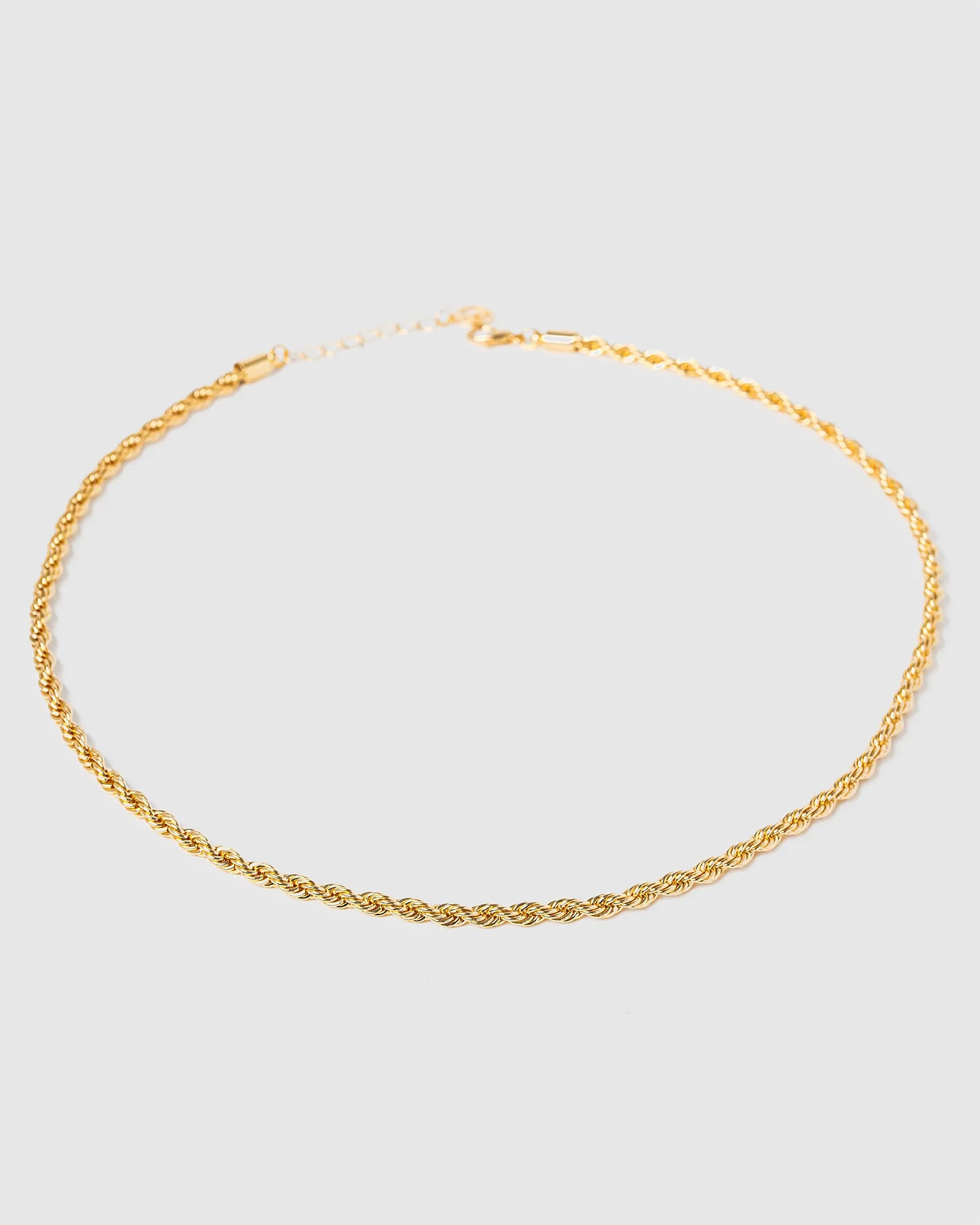 Gold Thin Rope Chain Necklace sold by Collete Hayman product image thumbnail 2