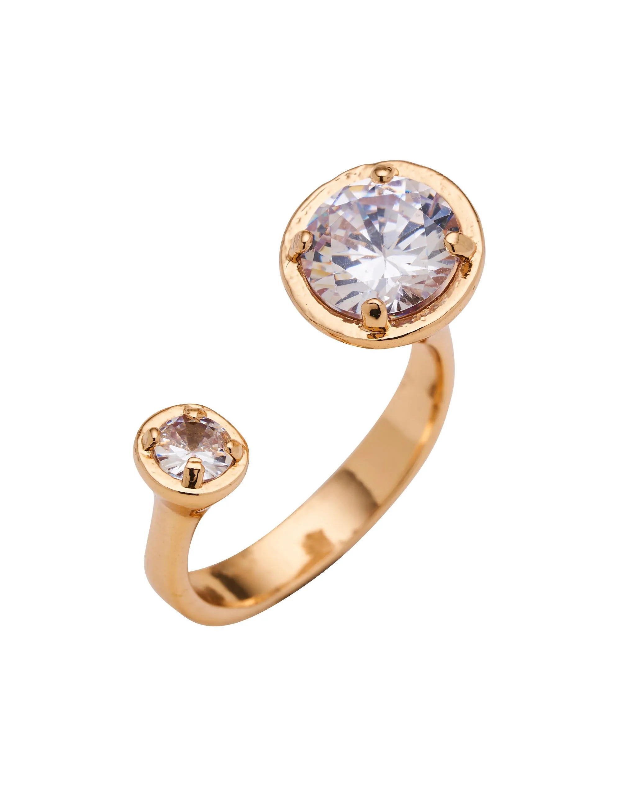 DUO CRYSTAL STONE SET RING sold by Collete Hayman product image thumbnail 4