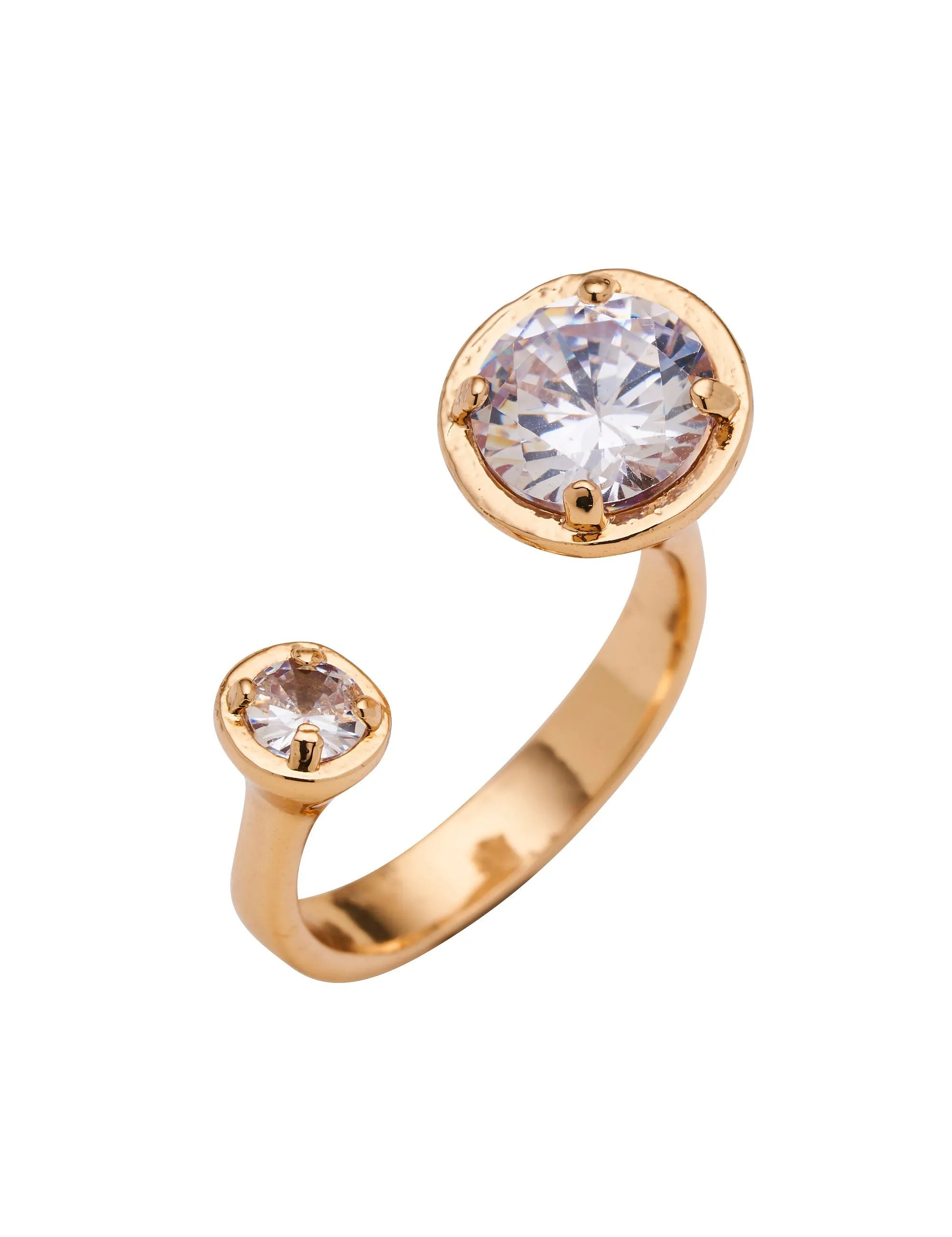 DUO CRYSTAL STONE SET RING sold by Collete Hayman