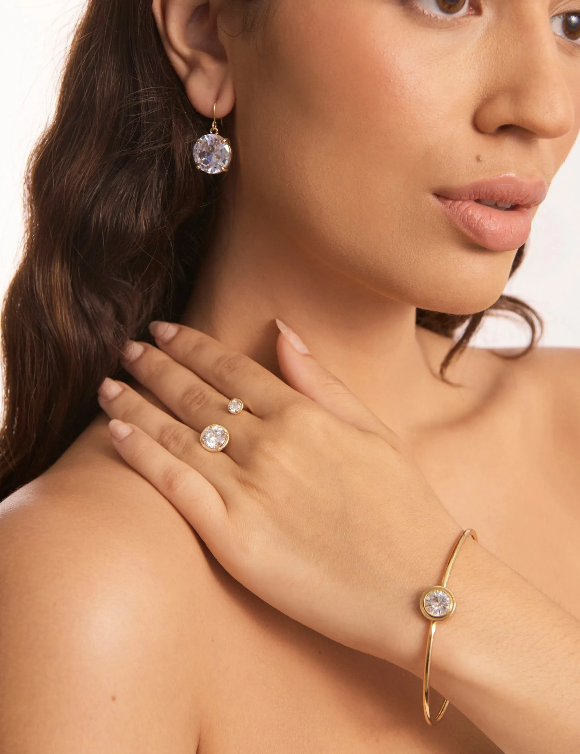 DUO CRYSTAL STONE SET RING sold by Collete Hayman product image thumbnail 5