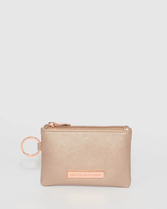 Rose Gold Keyring Purse sold by Collete Hayman