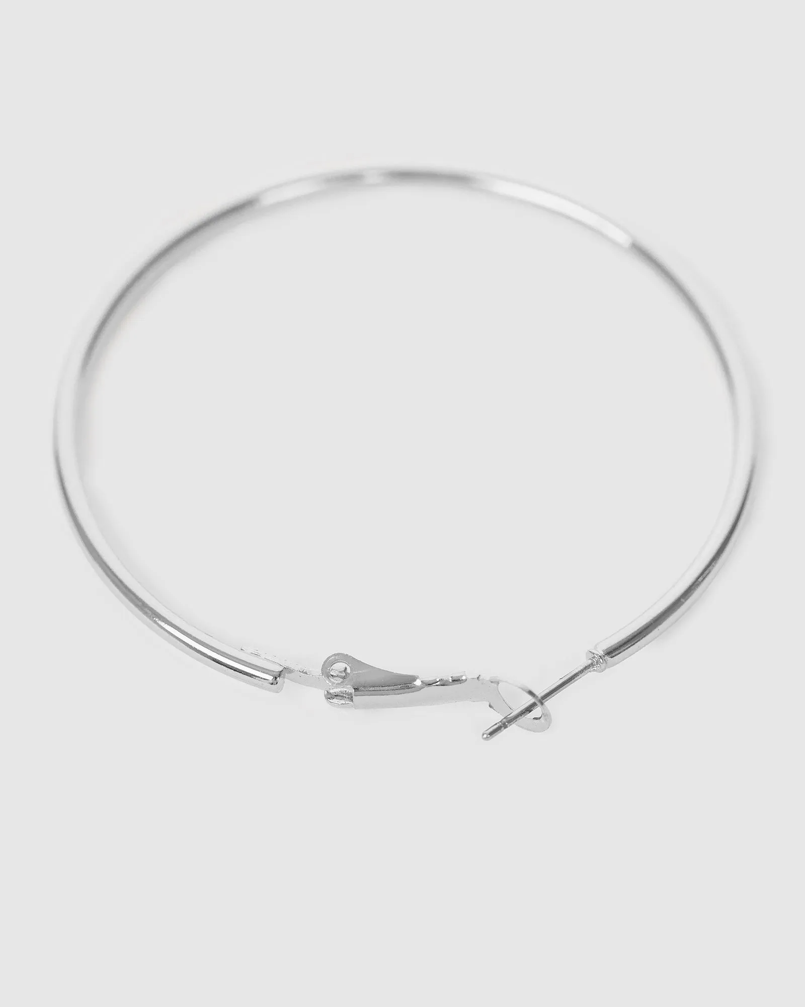 Gold Fine Hoop Earrings - 50mm sold by Collete Hayman product image thumbnail 3
