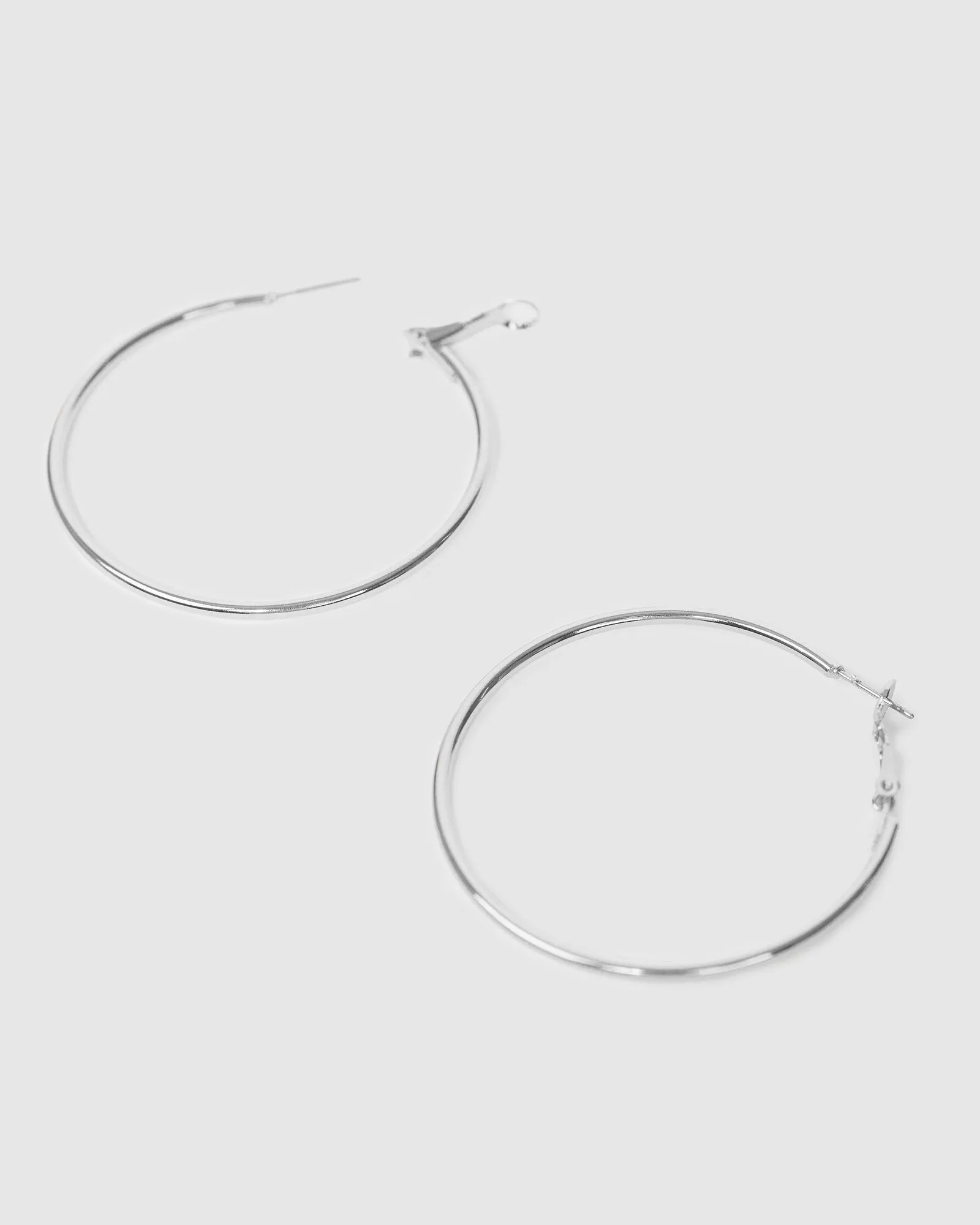 Gold Fine Hoop Earrings - 50mm sold by Collete Hayman product image thumbnail 2