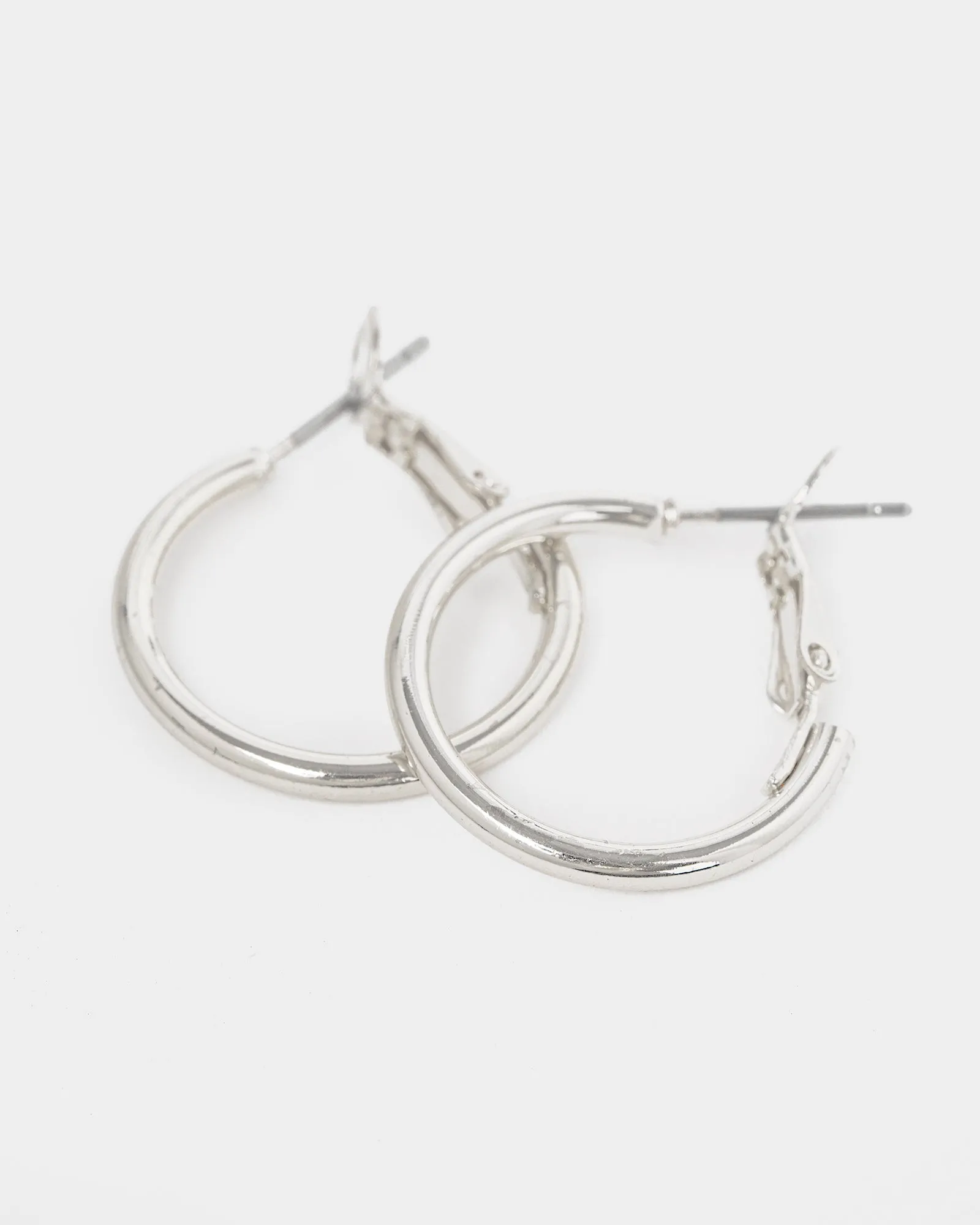 Silver Fine Hoop Earrings - 20mm sold by Collete Hayman product image thumbnail 3