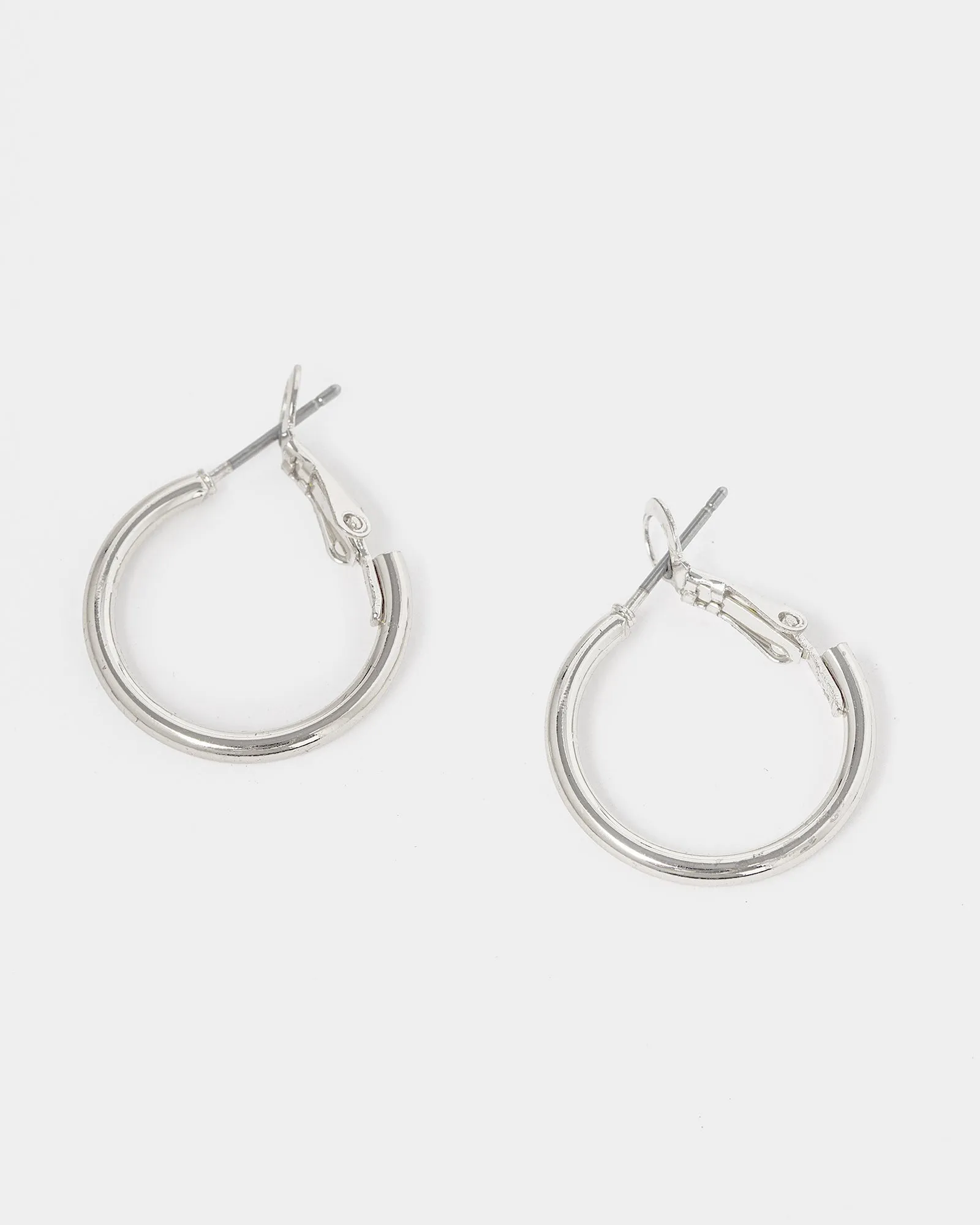 Silver Fine Hoop Earrings - 20mm sold by Collete Hayman product image thumbnail 2