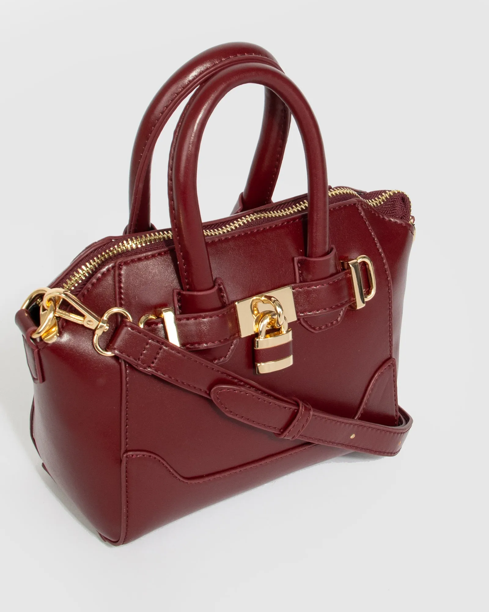 Berry Frankie Lock Tote Bag sold by Collete Hayman product image thumbnail 2