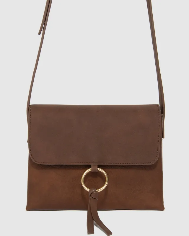 Chocolate Brooklyn Crossbody Bag sold by Collete Hayman