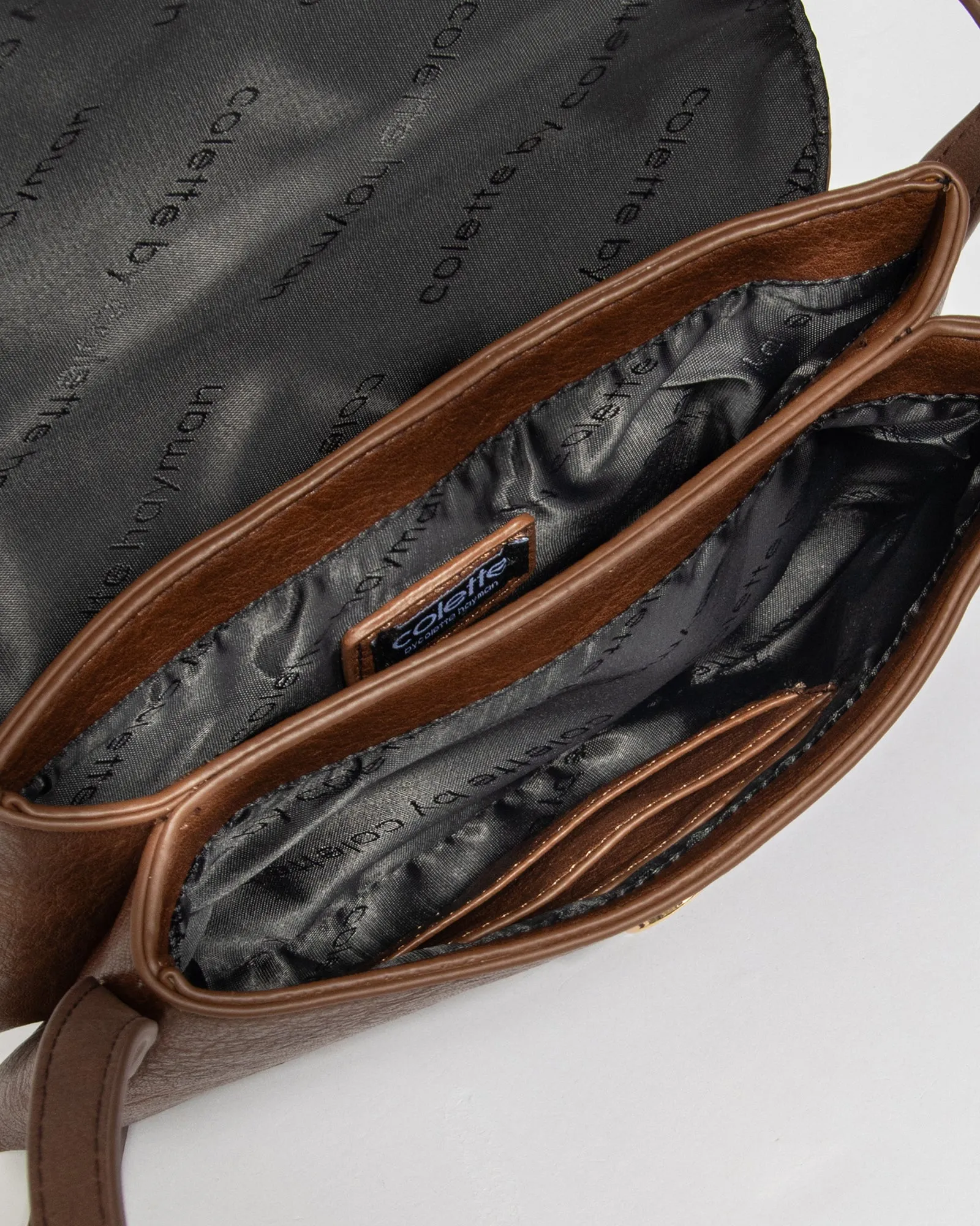 Chocolate Brooklyn Crossbody Bag sold by Collete Hayman product image thumbnail 5