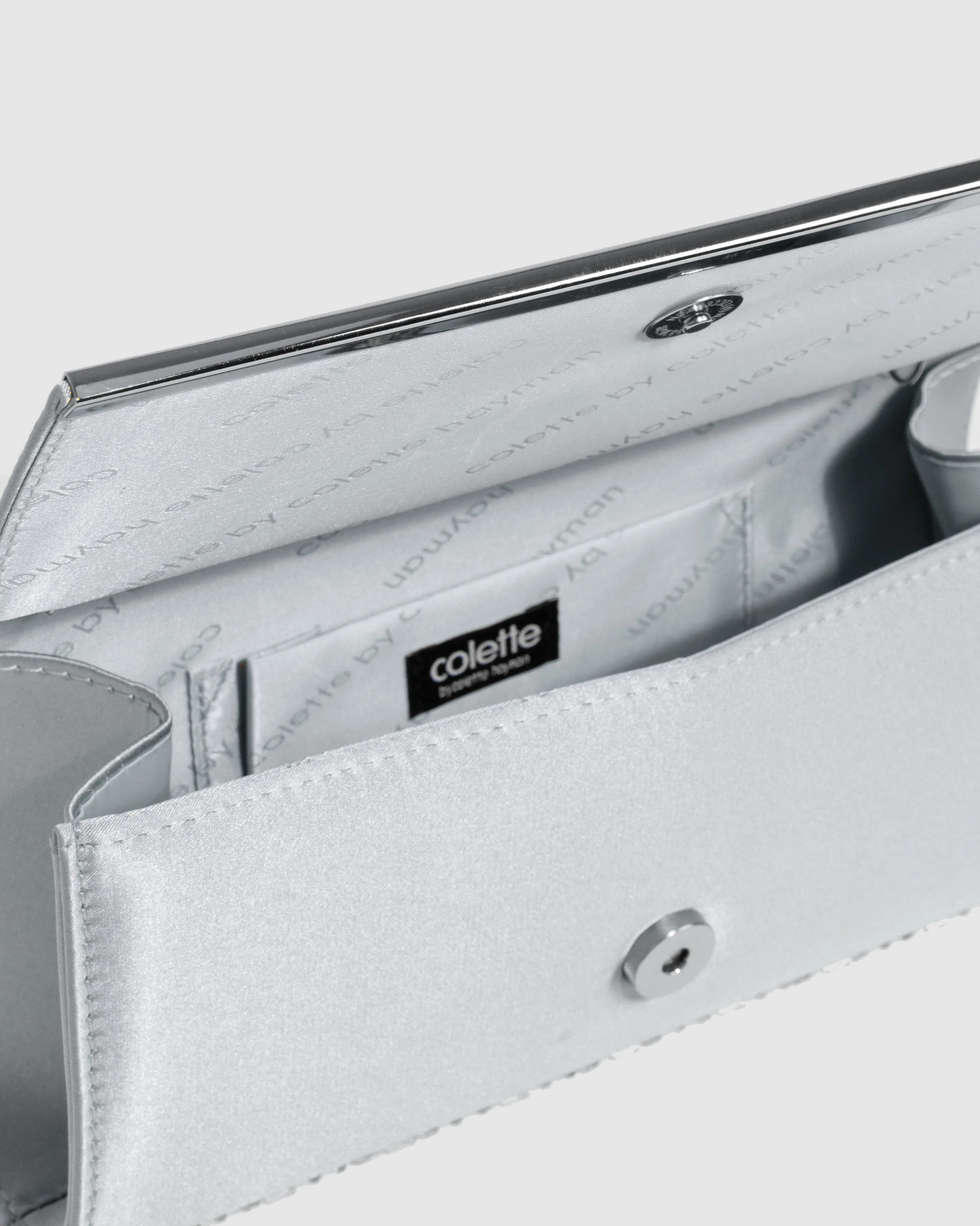 Silver Alyce Clutch Bag sold by Collete Hayman product image thumbnail 5