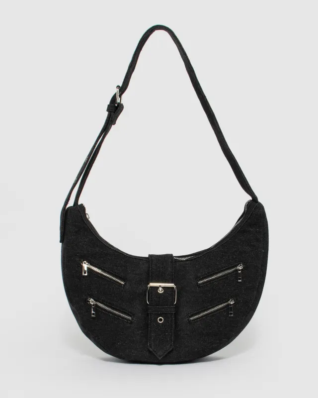 Polly Denim Shoulder Bag sold by Collete Hayman