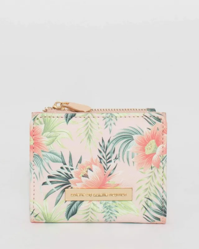 Pink Print Han Mini Wallet sold by Collete Hayman