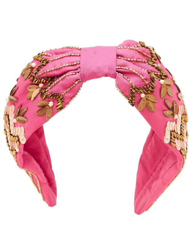 SEQUIN EMBELLISHED SOFT FORM HEADBAND sold by Collete Hayman
