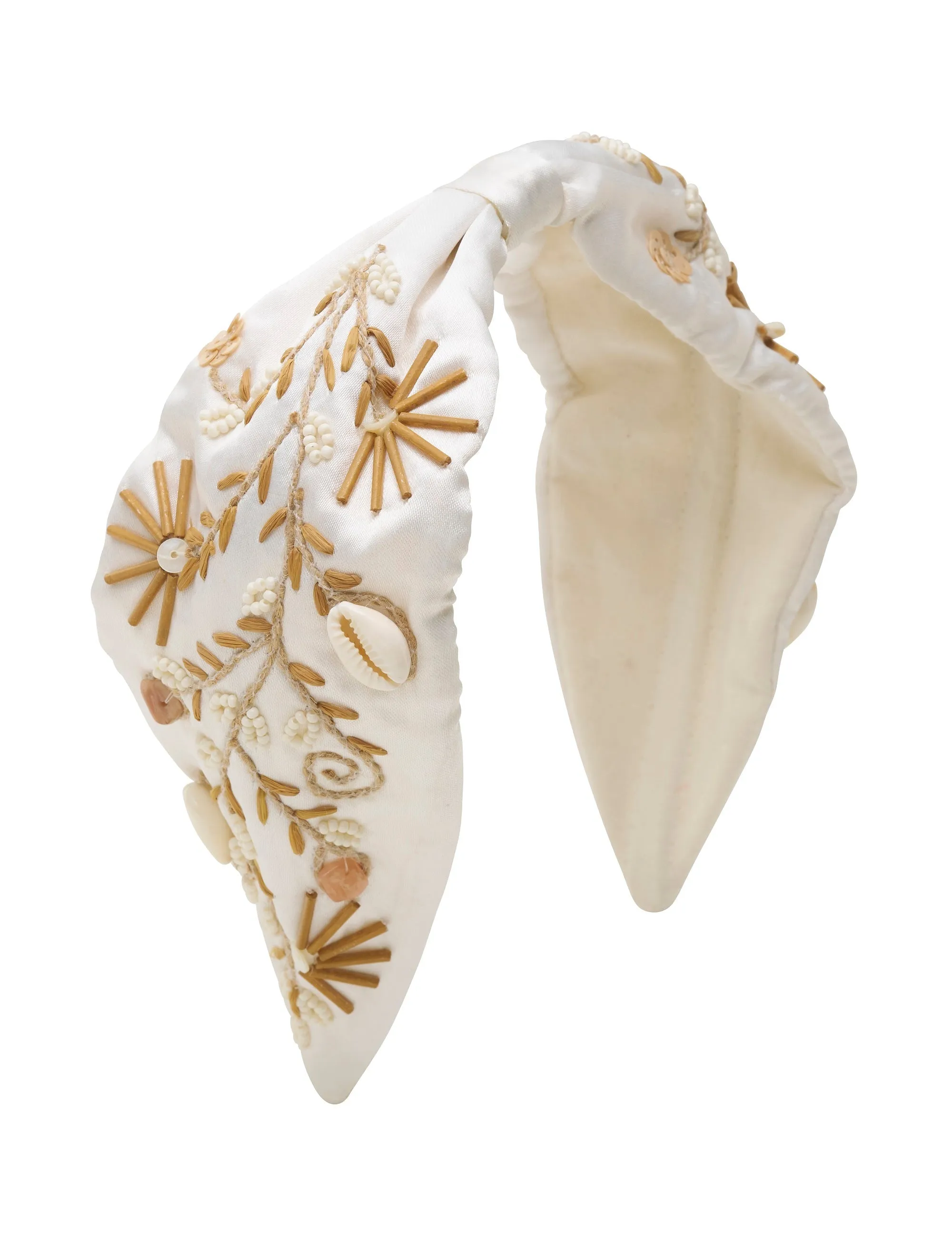 COASTAL BEADED WIDE KNOT HEADBAND sold by Collete Hayman product image thumbnail 3