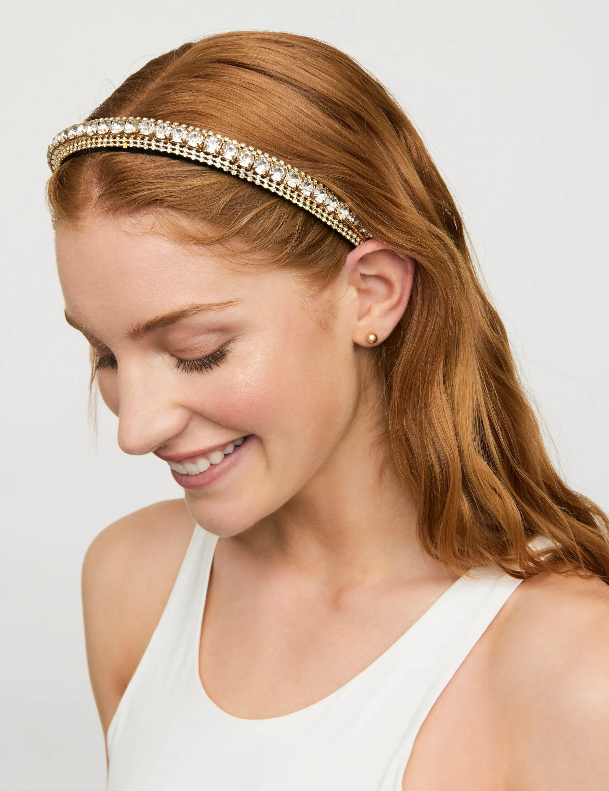 FULL CRYSTAL NARROW HEADBAND sold by Collete Hayman product image thumbnail 4