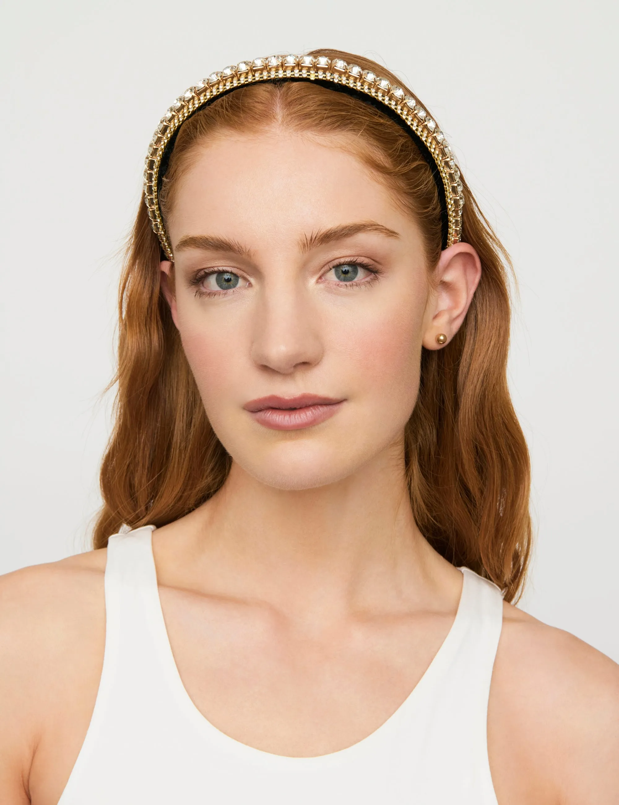 FULL CRYSTAL NARROW HEADBAND sold by Collete Hayman product image thumbnail 5