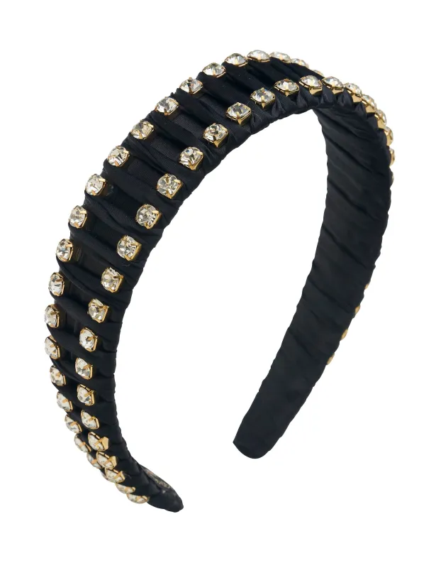 CRYSTAL AND WEAVE HEADBAND sold by Collete Hayman