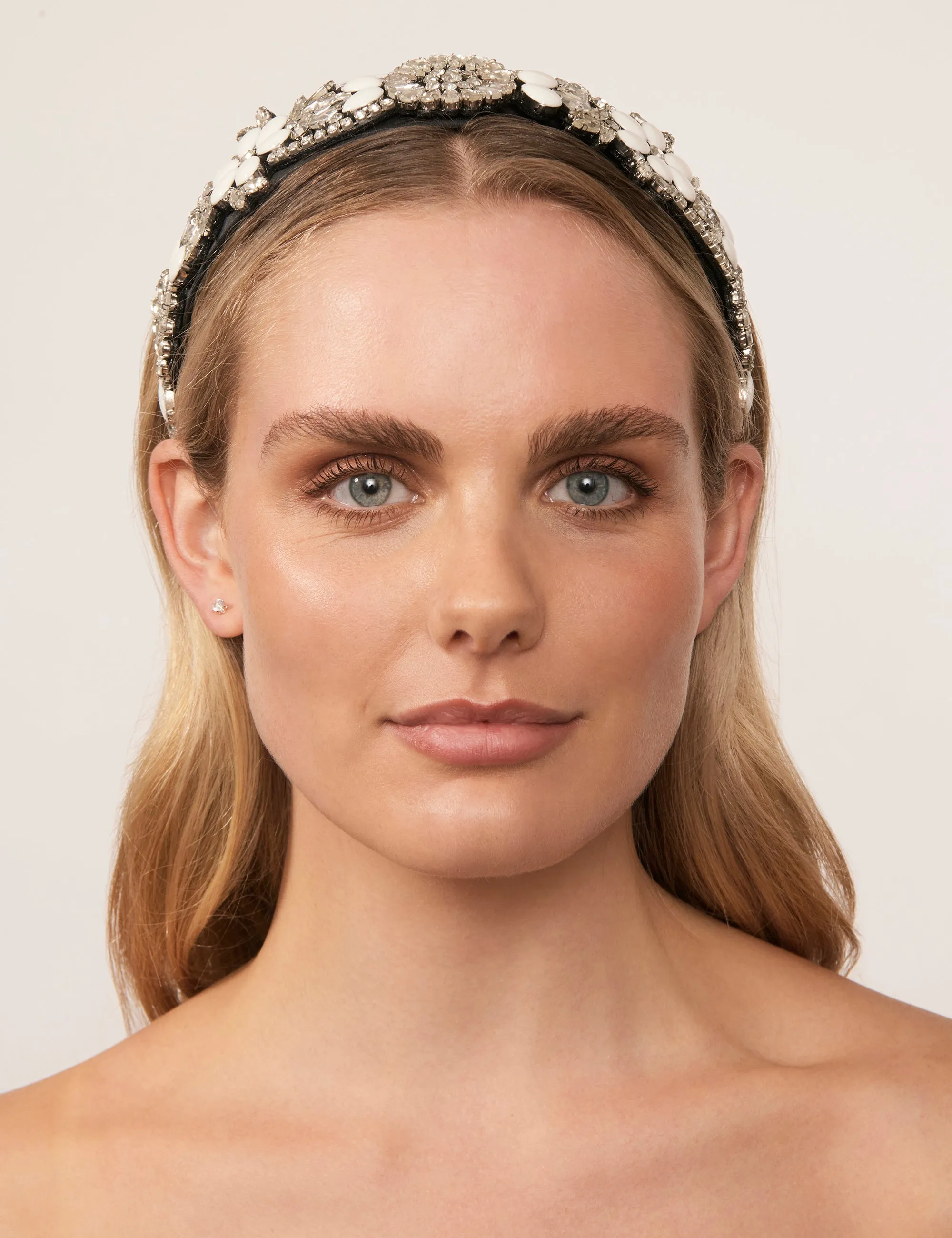 FLORA EMBELLISHED WIDE HEADBAND sold by Collete Hayman product image thumbnail 4