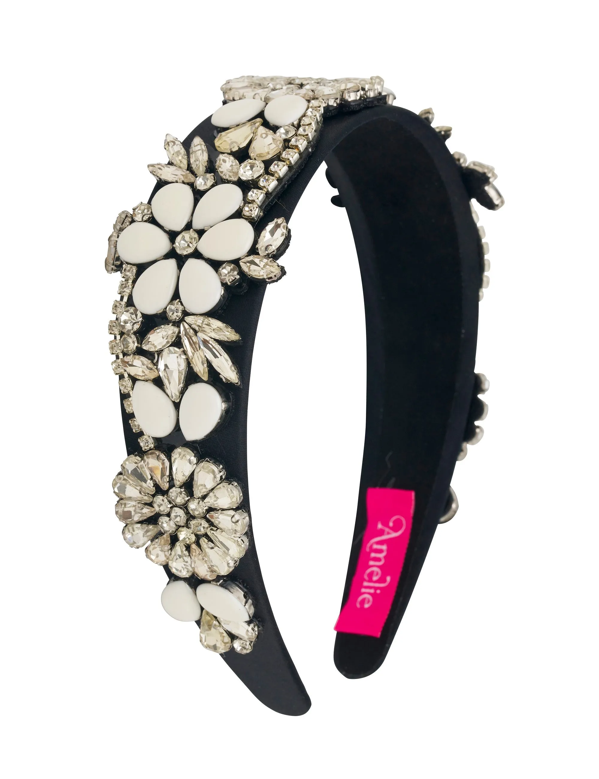 FLORA EMBELLISHED WIDE HEADBAND sold by Collete Hayman