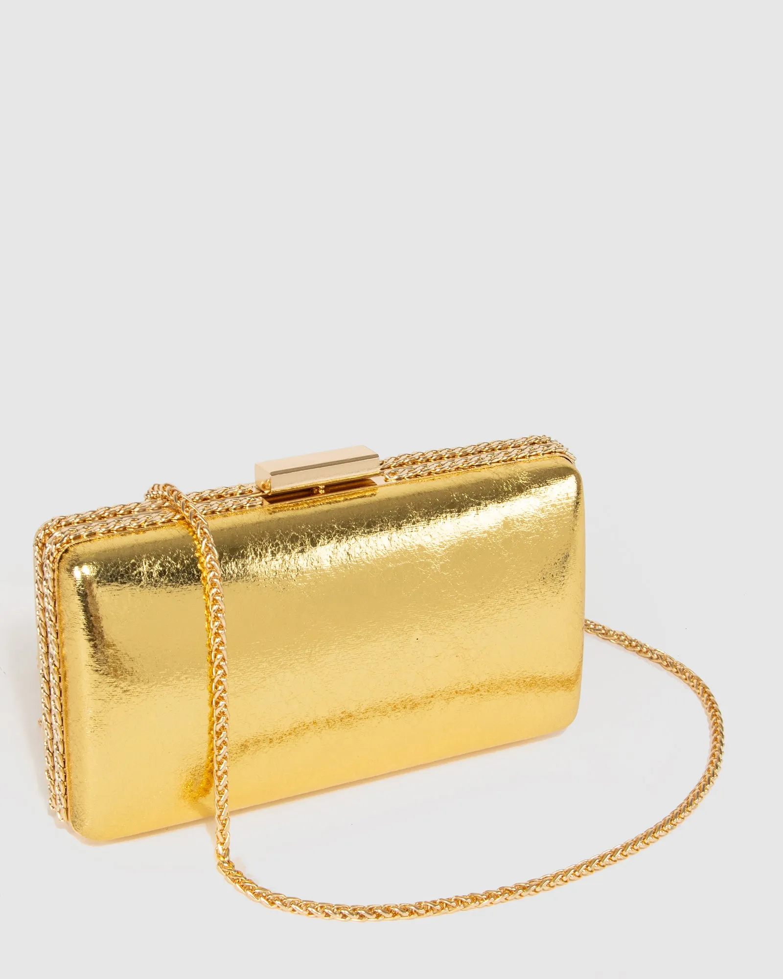 Gold Steph Chain Clutch sold by Collete Hayman product image thumbnail 2