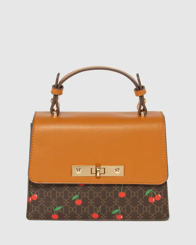 Print Angelika Scarf Top Handle sold by Collete Hayman