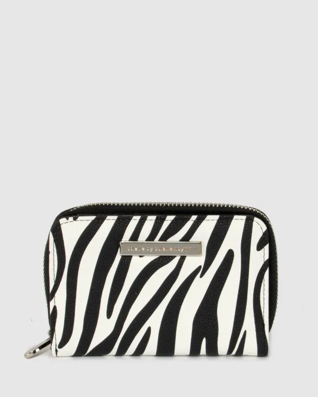Zebra Tiana Plate Wallet sold by Collete Hayman