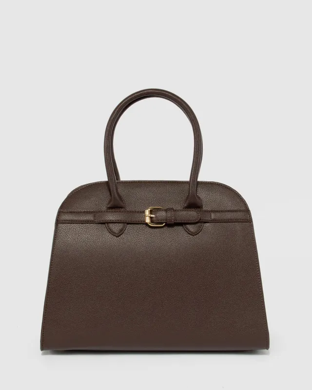 Chocolate Lilah Tote sold by Collete Hayman