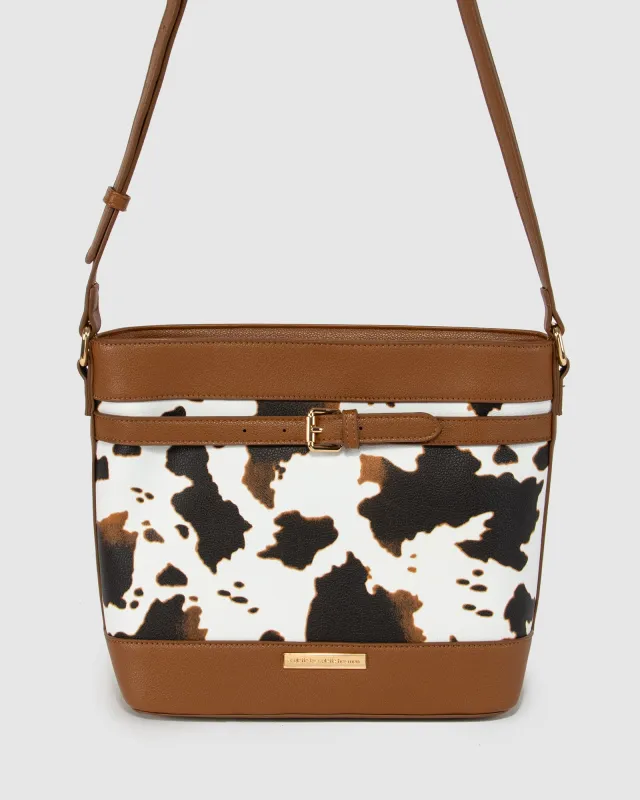 Print Pia Buckle Bucket Bag sold by Collete Hayman