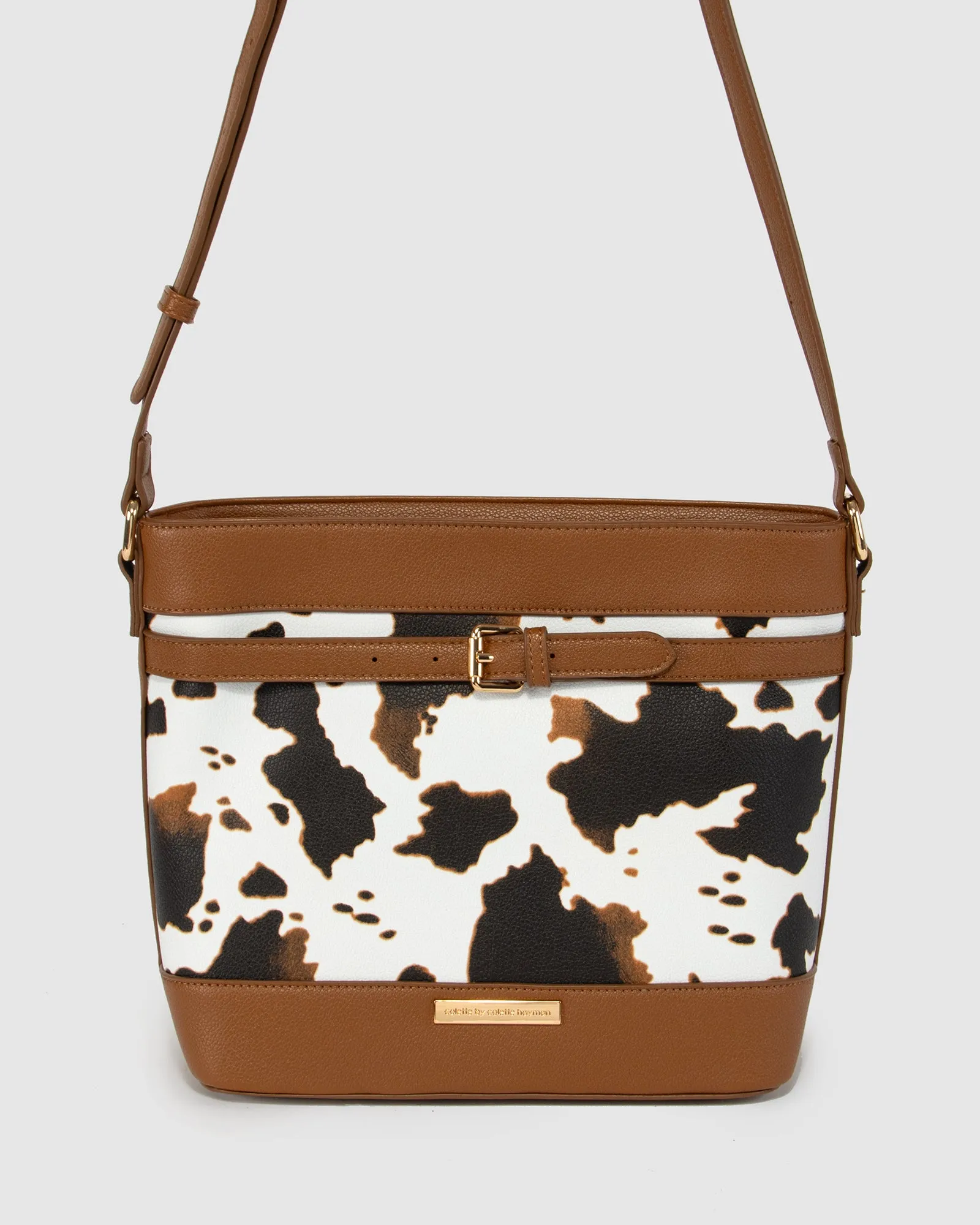 Print Pia Buckle Bucket Bag sold by Collete Hayman