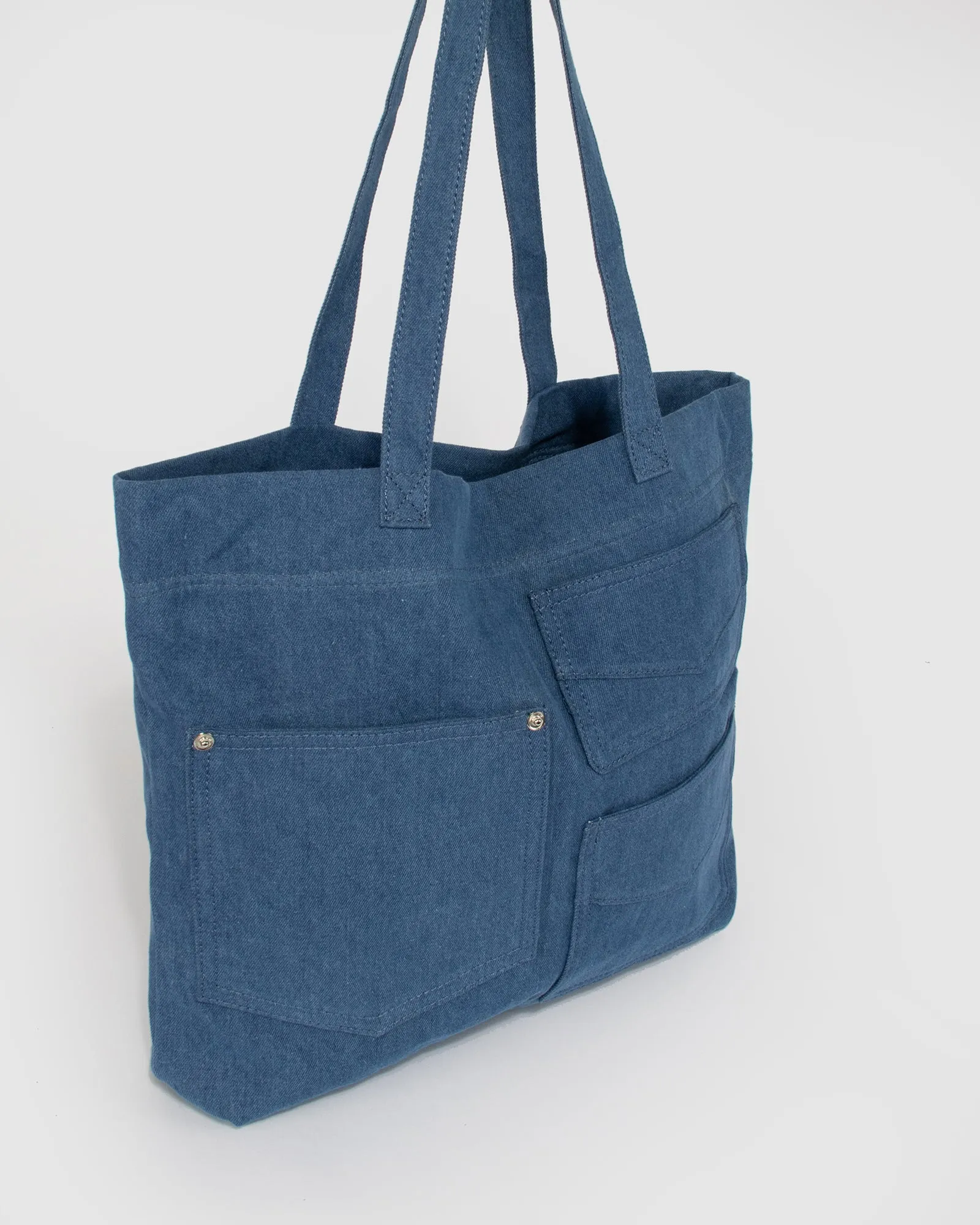 Blue Clara Denim Tote sold by Collete Hayman product image thumbnail 2