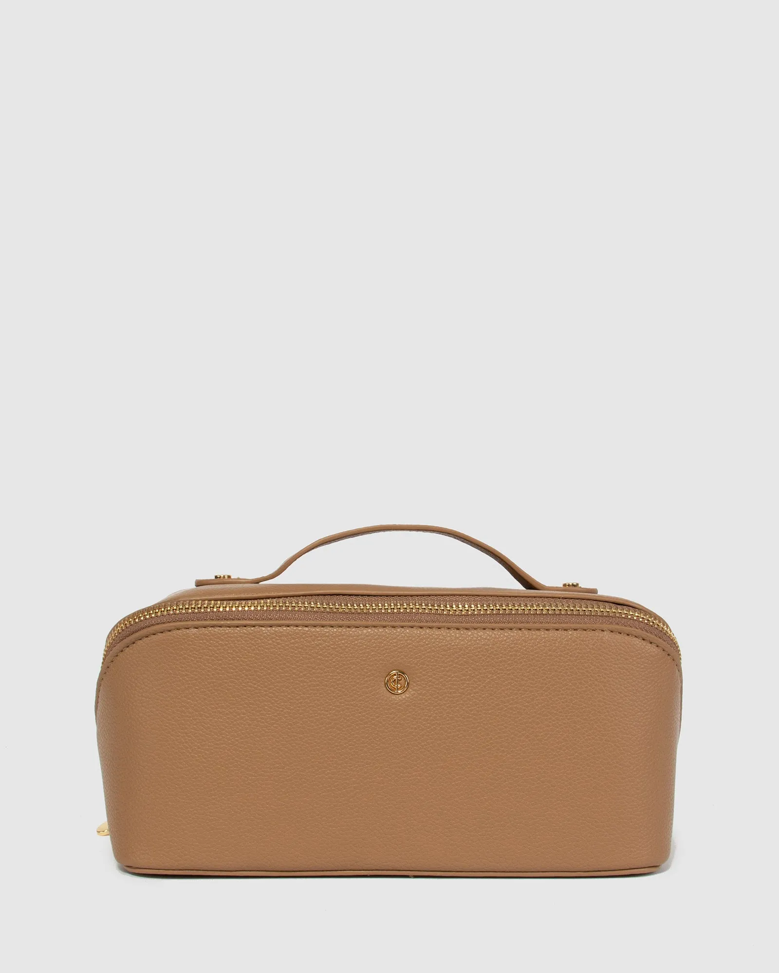 Caramel Fold Out Cosmetic Case sold by Collete Hayman