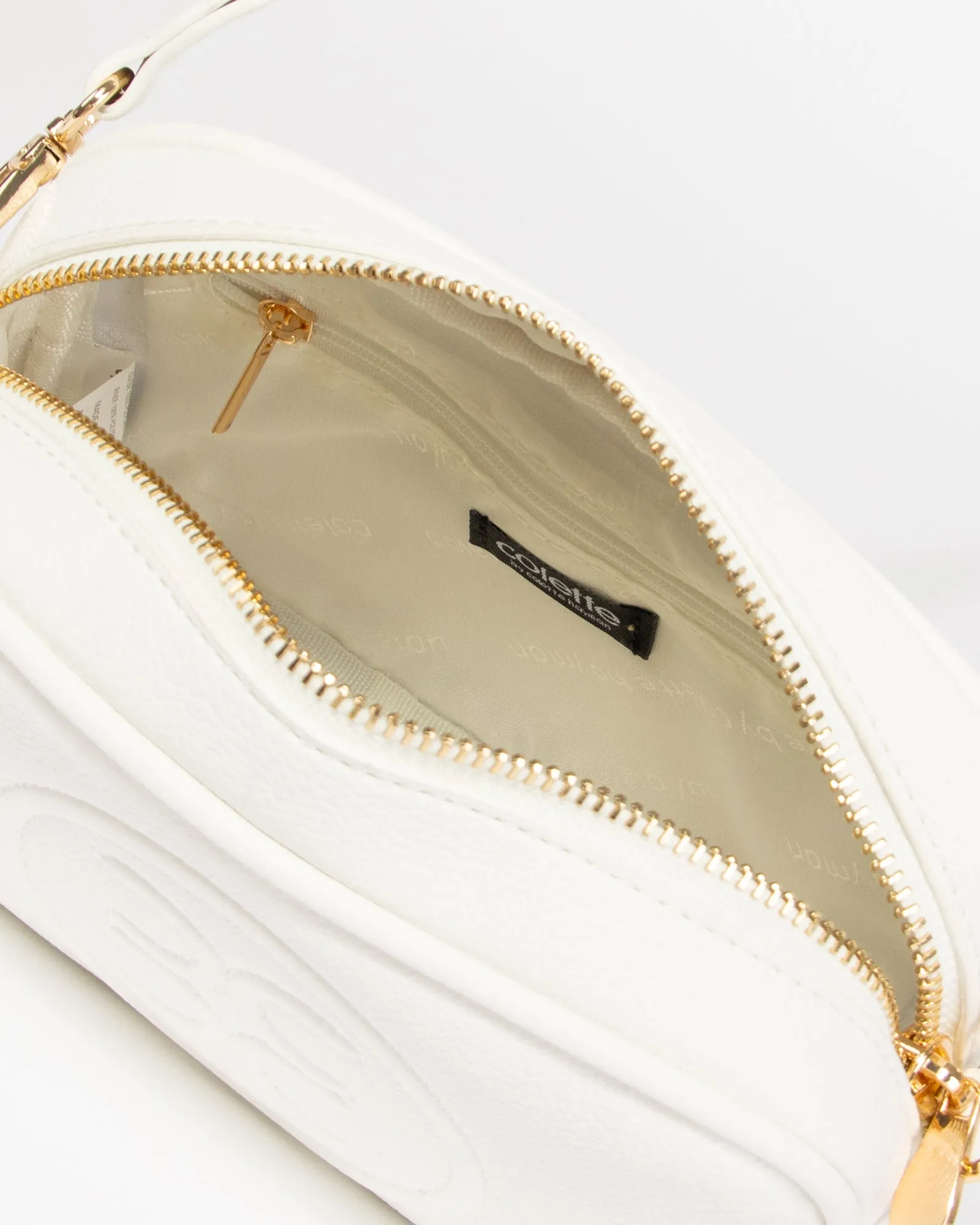White Amalia Logo Crossbody sold by Collete Hayman product image thumbnail 5