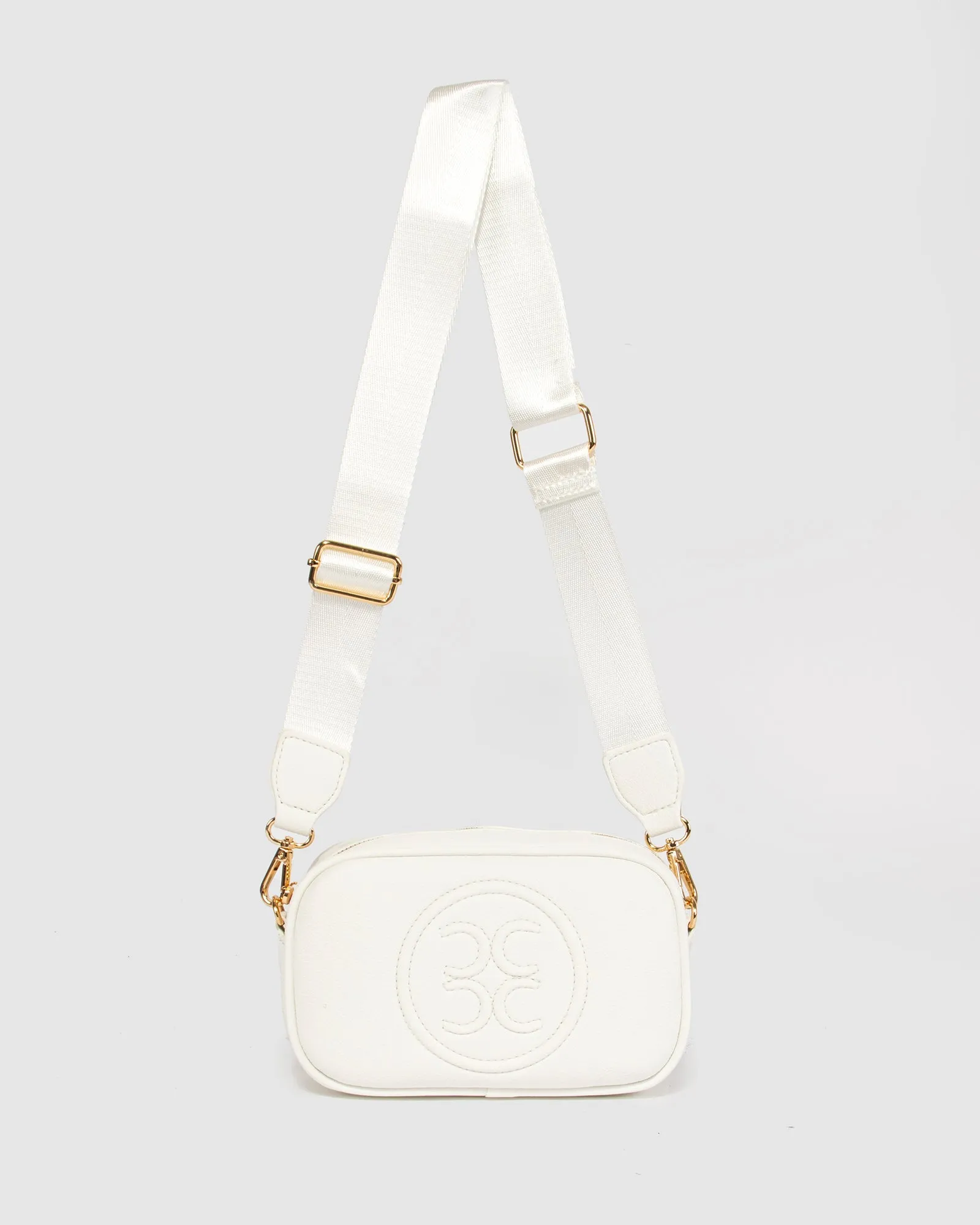 White Amalia Logo Crossbody sold by Collete Hayman product image thumbnail 3