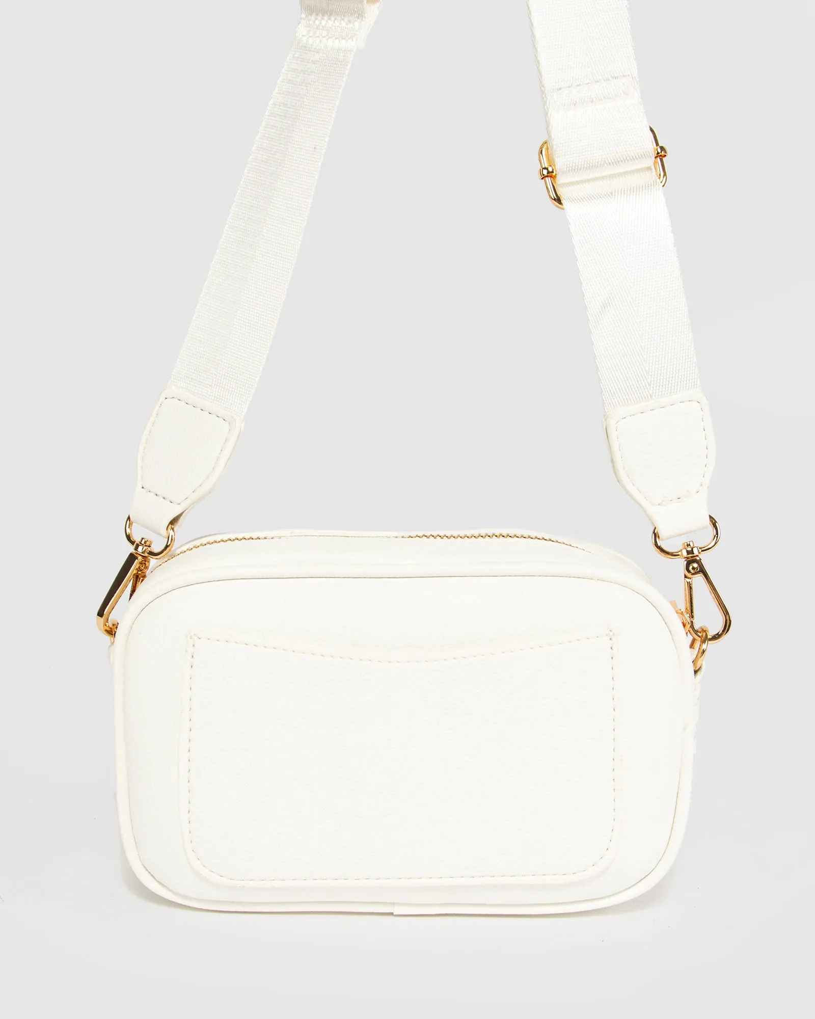 White Amalia Logo Crossbody sold by Collete Hayman product image thumbnail 4