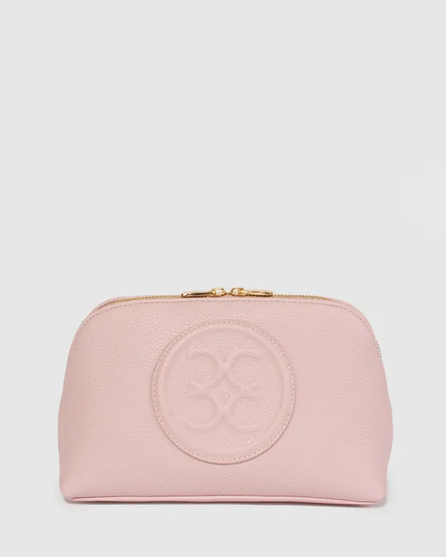 Pink Rita Zip Top Cosmetic Case sold by Collete Hayman