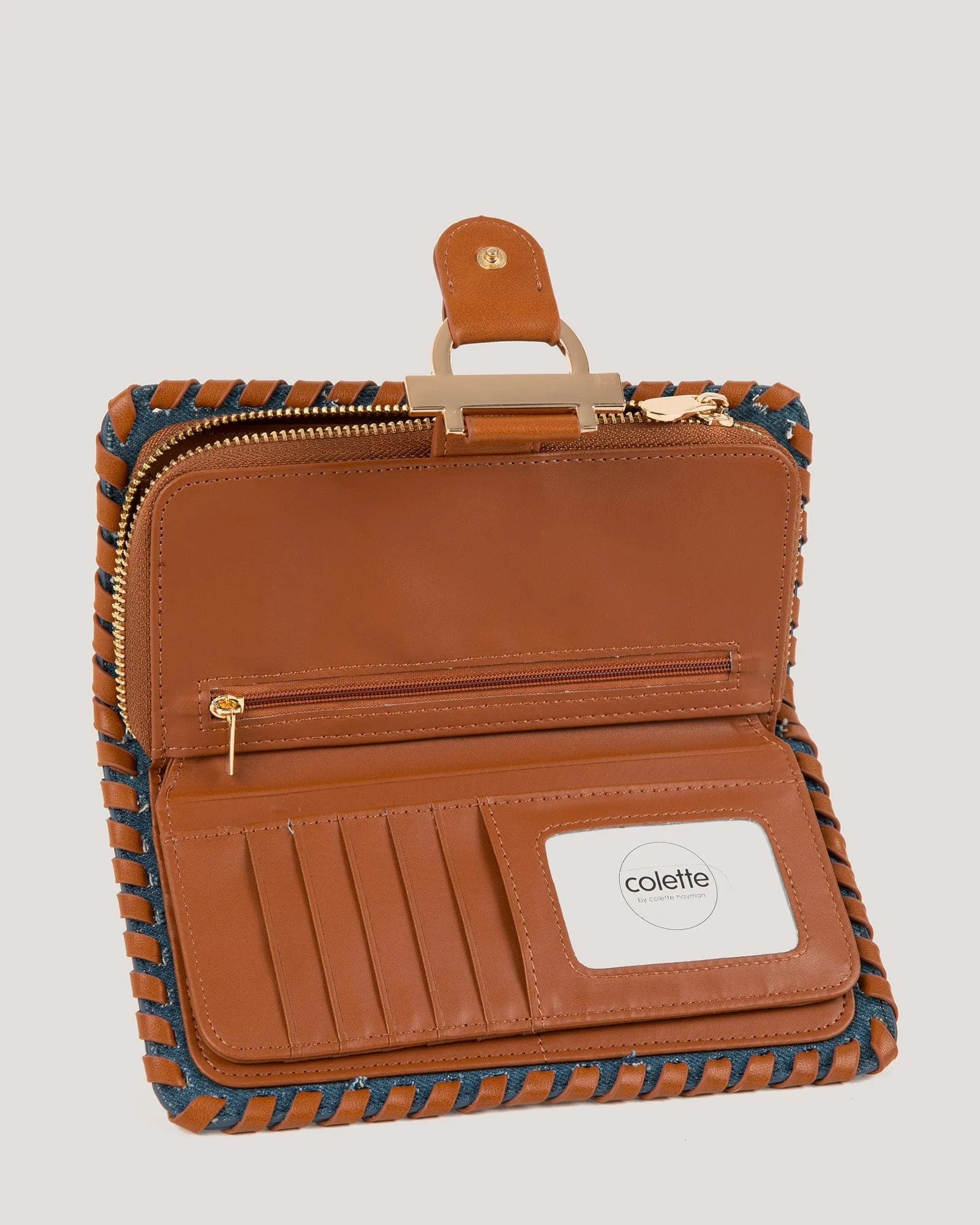 Blue Tess Buckle Wallet sold by Collete Hayman product image thumbnail 3