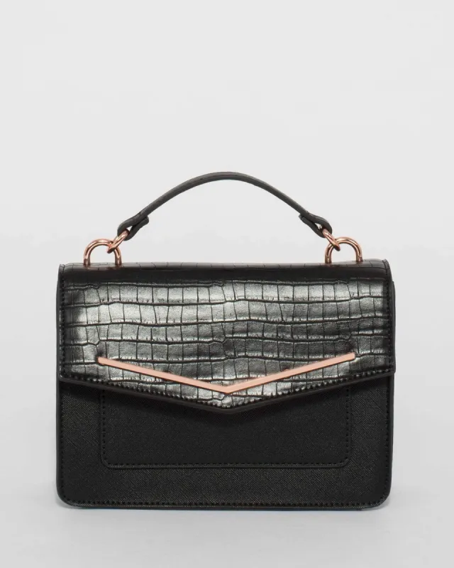 Black Lula Top Handle sold by Collete Hayman