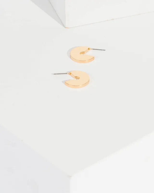 Mid Disc Hoop Earrings sold by Collete Hayman