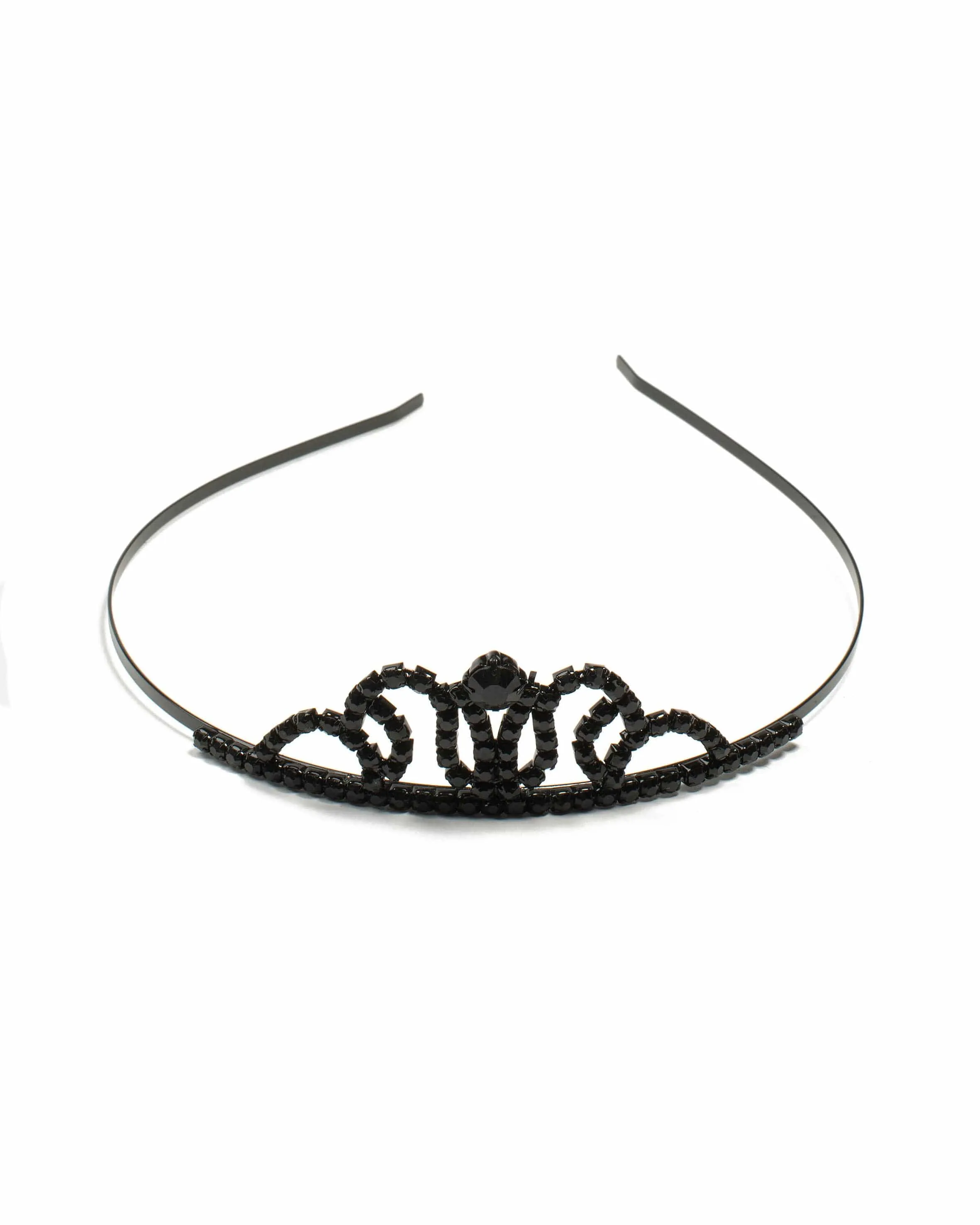 Black Mini Tiara Headband sold by Collete Hayman