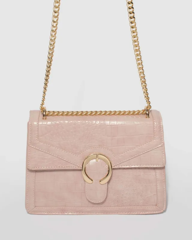 Pink Arch Buckle Crossbody Bag sold by Collete Hayman