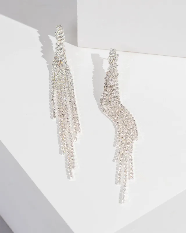 Crystal Tassel Drop Earrings sold by Collete Hayman