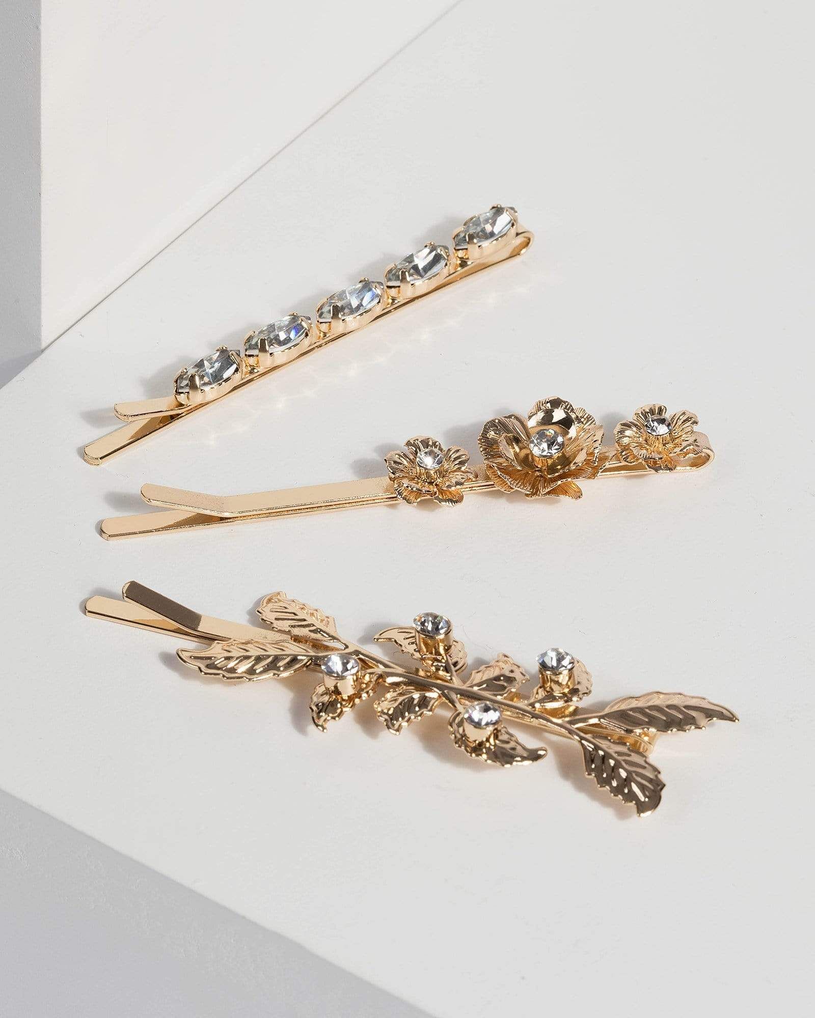 Gold Multi Floral Hair Pack sold by Collete Hayman