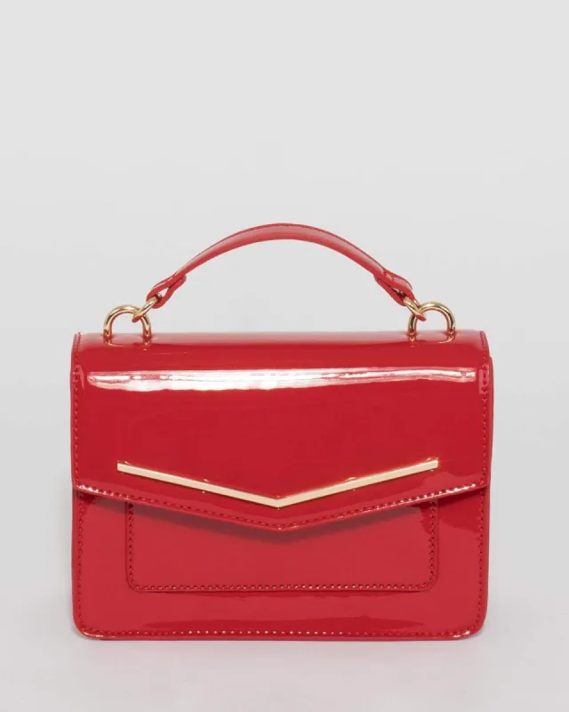 Red Lula Top Handle sold by Collete Hayman