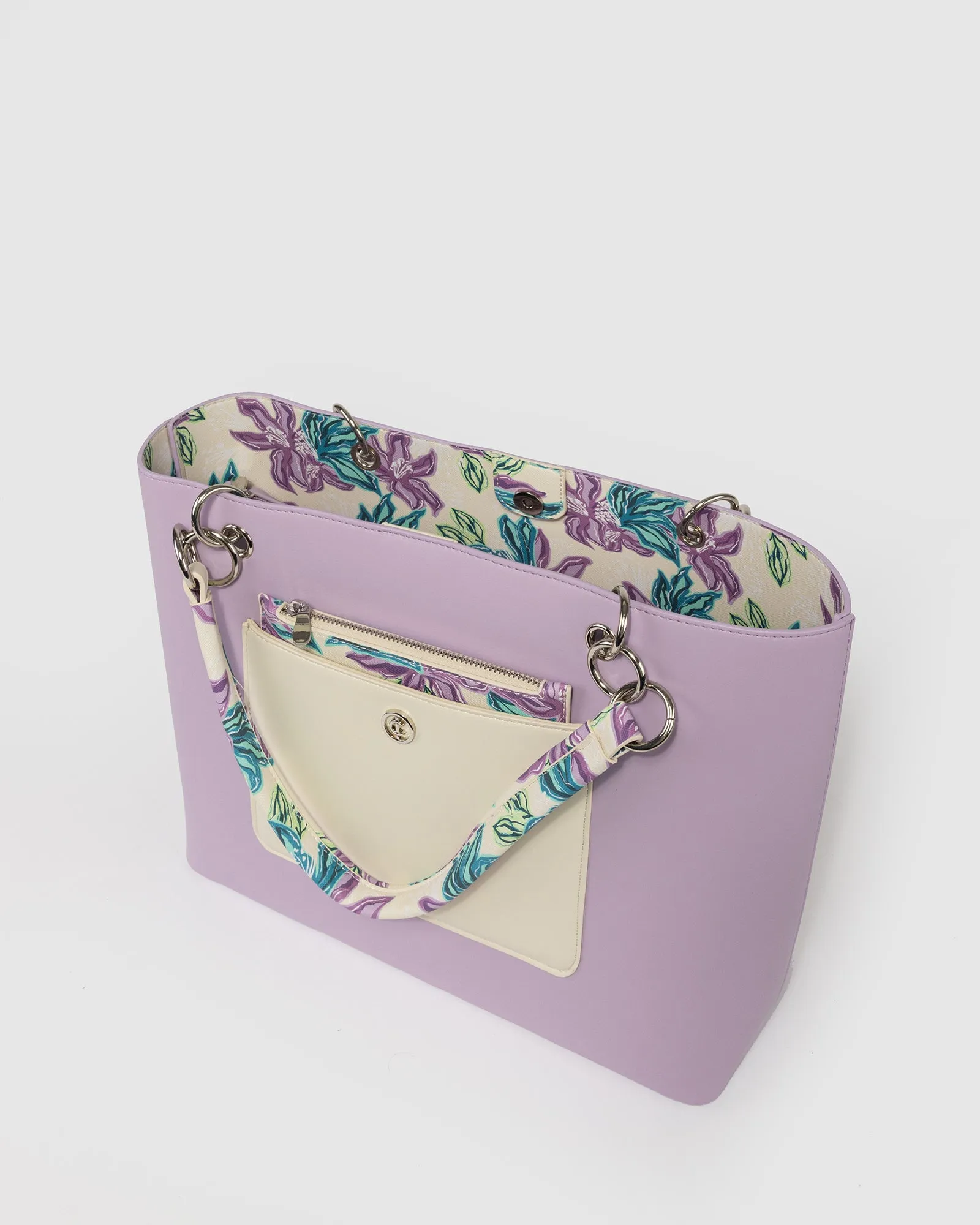 Purple Tia Pocket Tote sold by Collete Hayman product image thumbnail 4